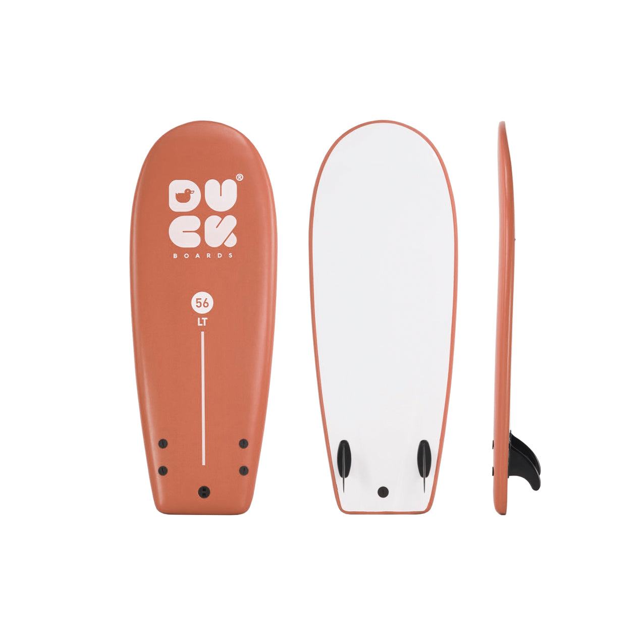 4’8” DUCK Boards - LT - Soft - Ginger Biscuit - 2 soft PIP fins - 77,000 LKR
