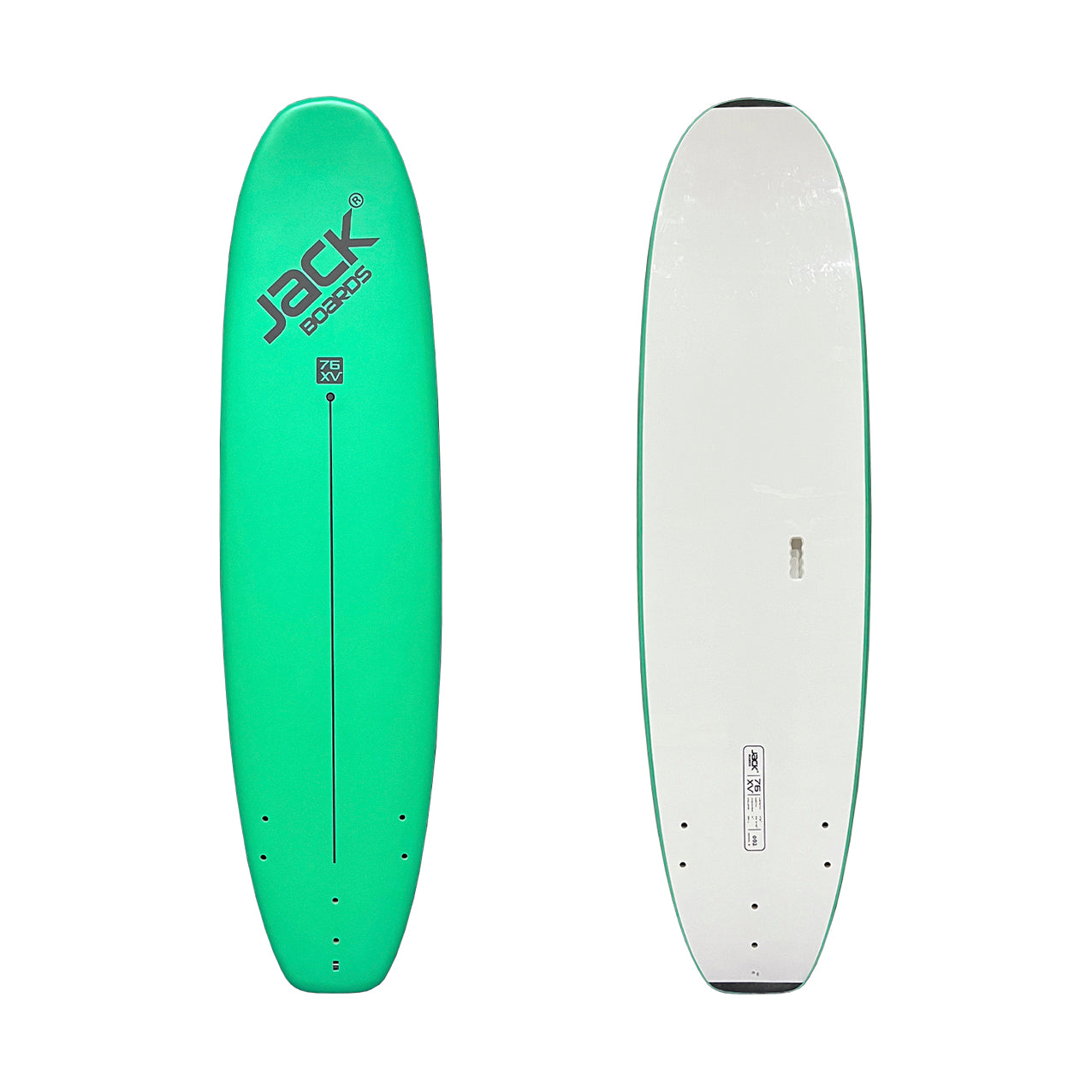 8’6” - JACK BOARDS - XV (Extra Volume) - Soft Top - Green - 3 soft PIP fins - Price: 165,900 LKR