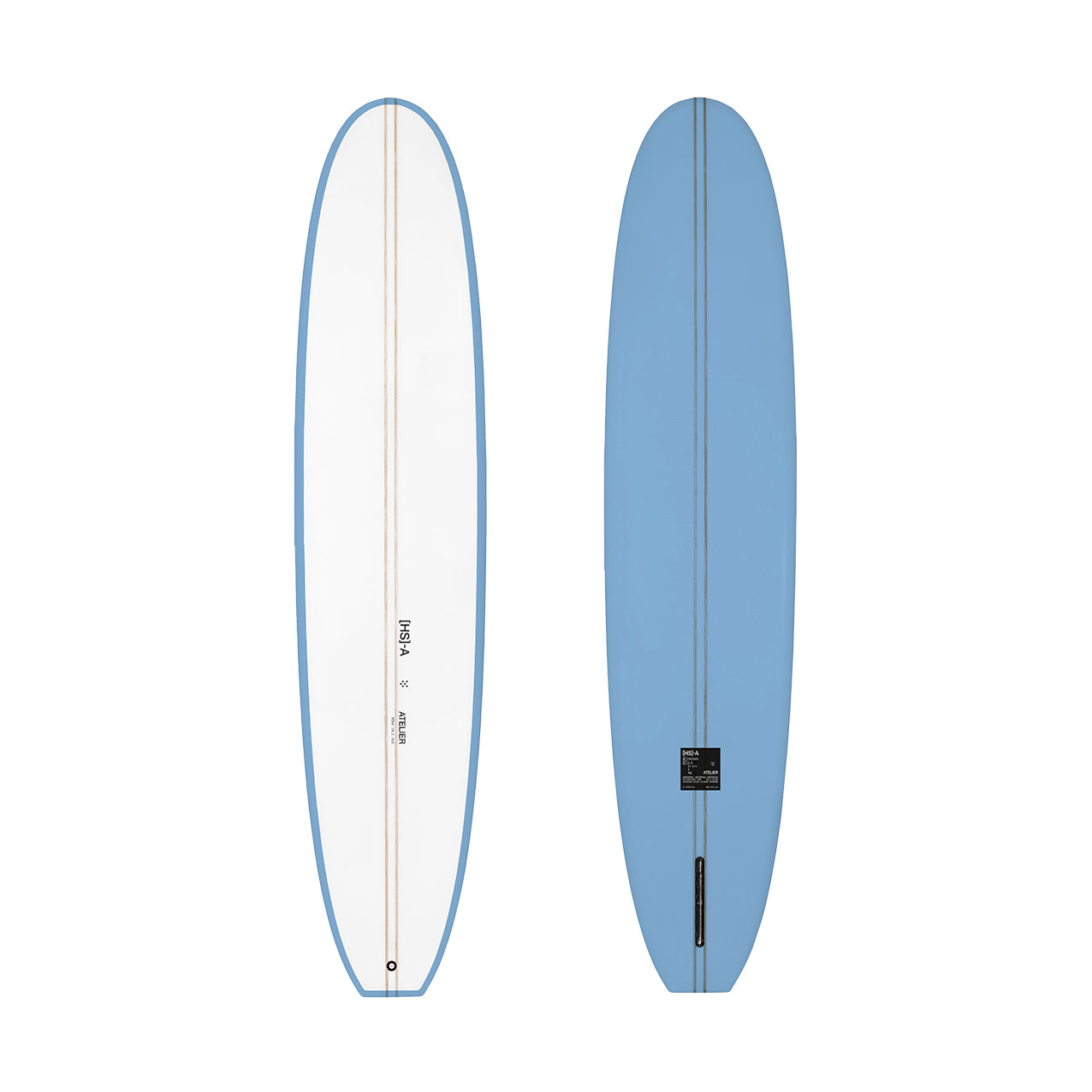 Atelier Retro Longboard - PU - Blue Moss - Singe fin