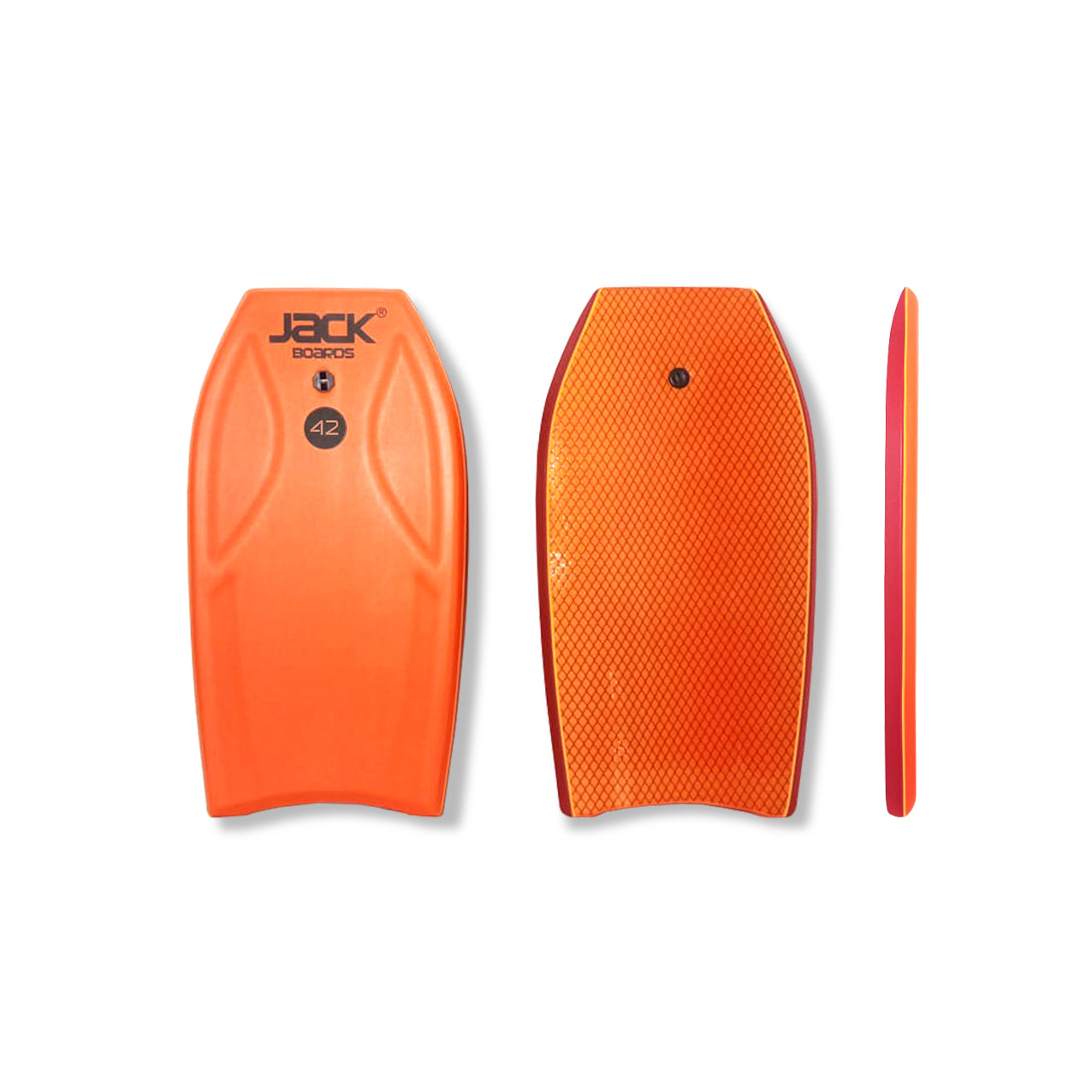 42” JACK Boards - Bodyboard - EPE - Orange