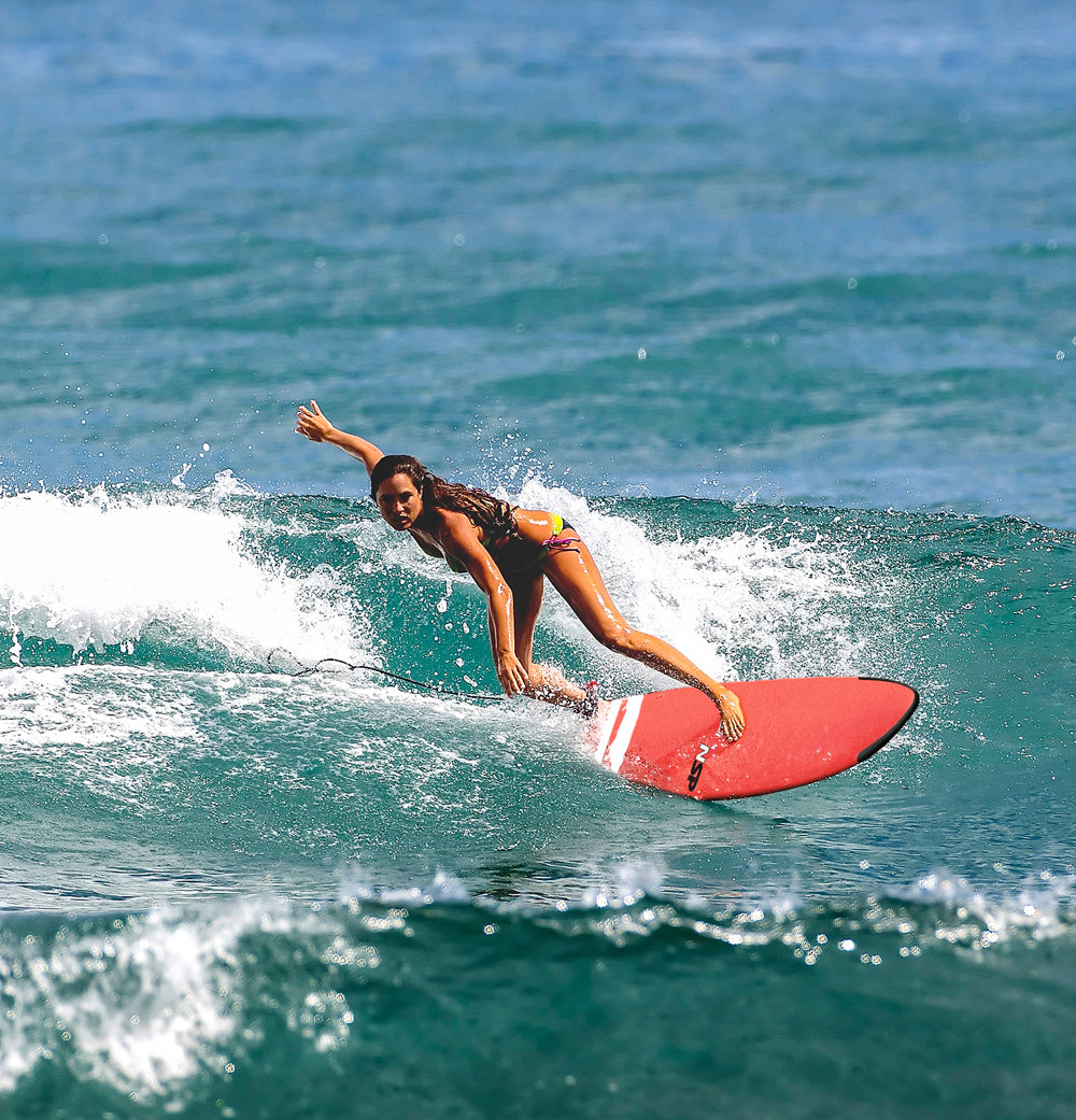 7’4” NSP Funboard - Tail dip green - Soft - P2 - soft bolt-thru fins - Price: 185,000 LKR