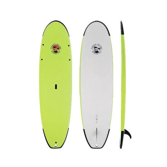 10’2” Three Palms Board Co. SUP - Lime green - Single fin