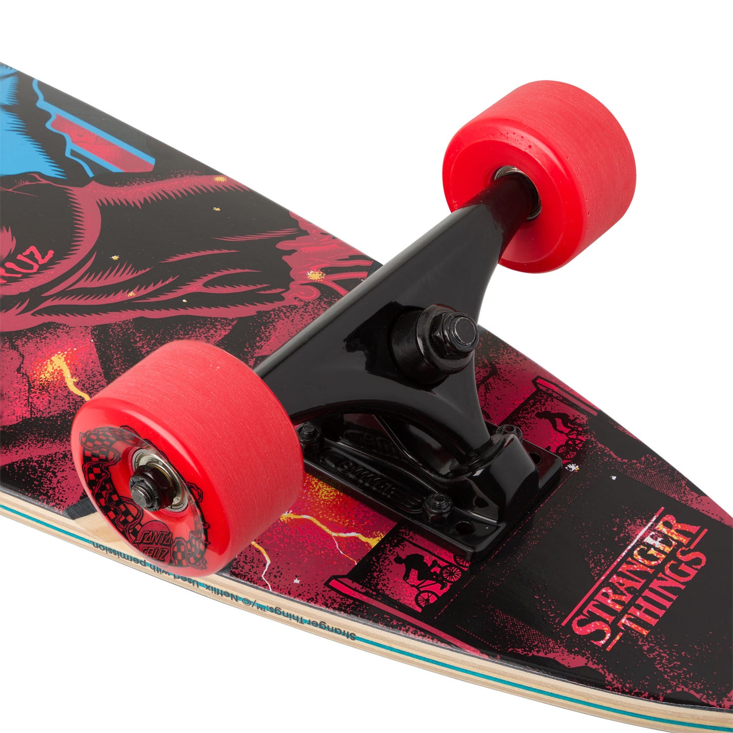SANTA CRUZ - Pintail Cruzer - 9.2” x 33” - Stanger Things Screaming Hand - Price: 73,000 LKR