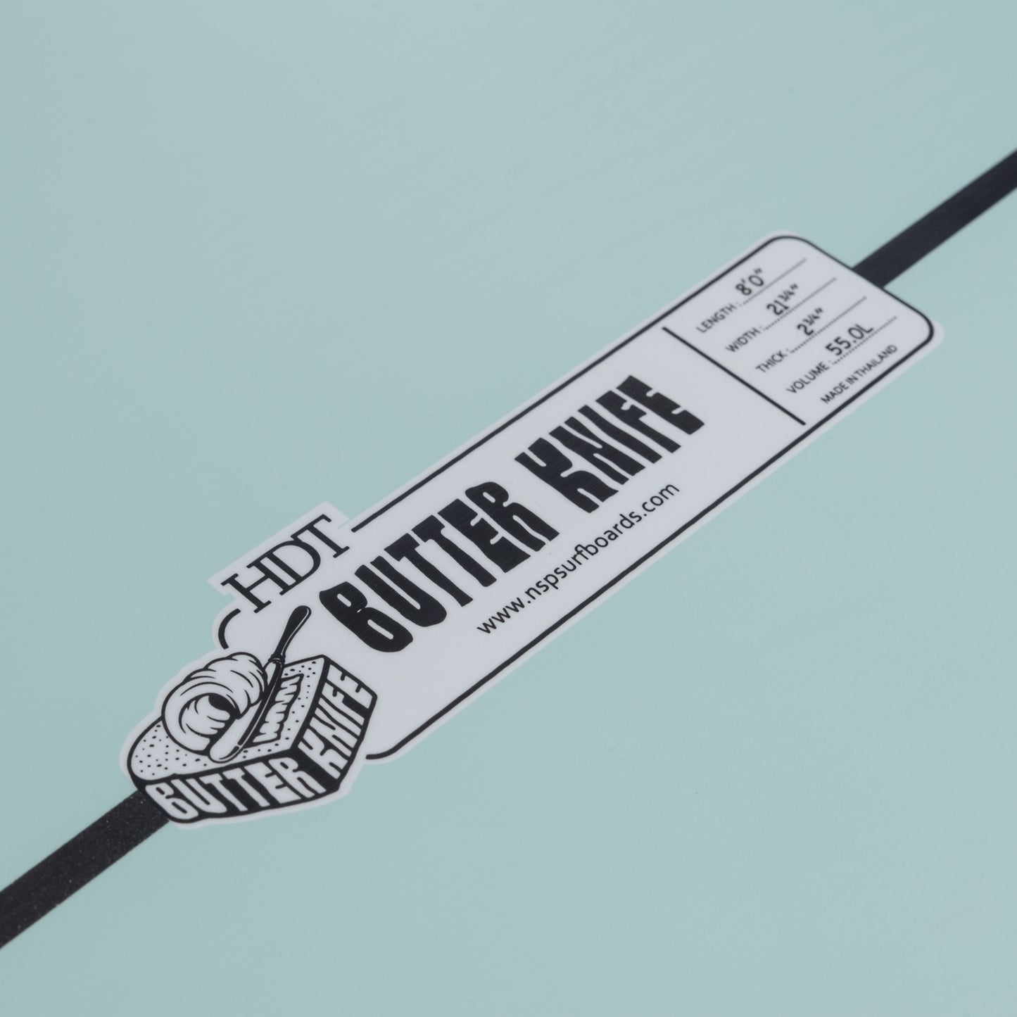 8’0” NSP Butter Knife - Shapers Union -HDT - Mint - Futures (4+1 fin setup)