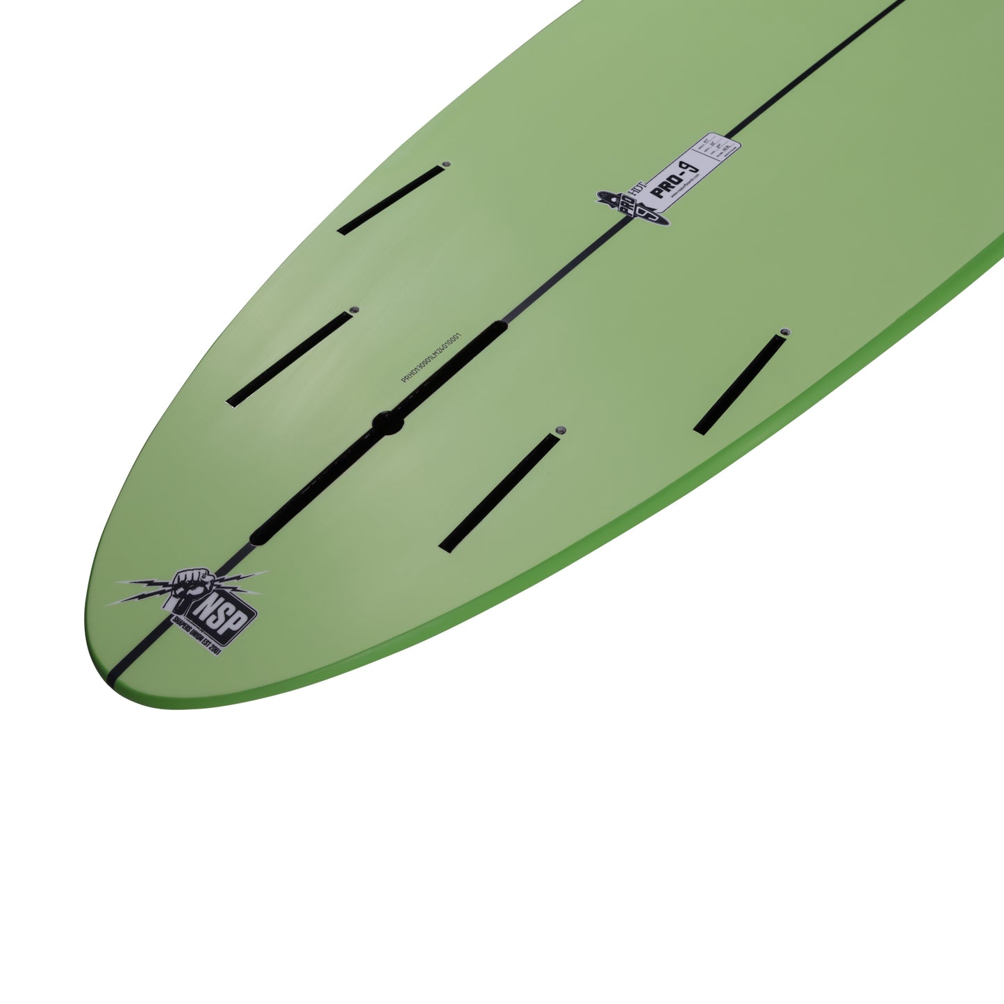 9’1” NSP Pro 9 - Shapers Union - HDT - Lime - Futures (4+1 fin setup)