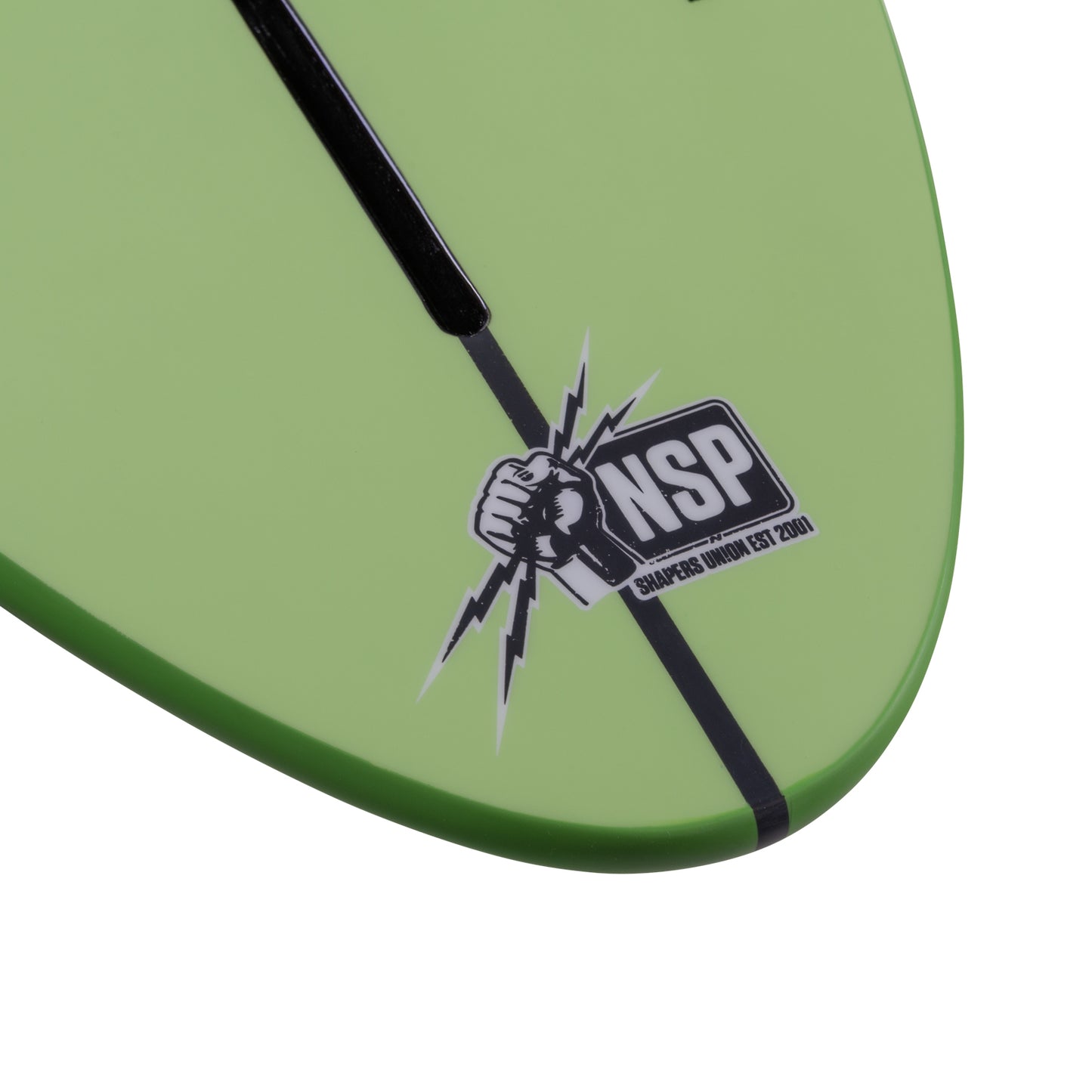 9’1” NSP Pro 9 - Shapers Union - HDT - Lime - Futures (4+1 fin setup)