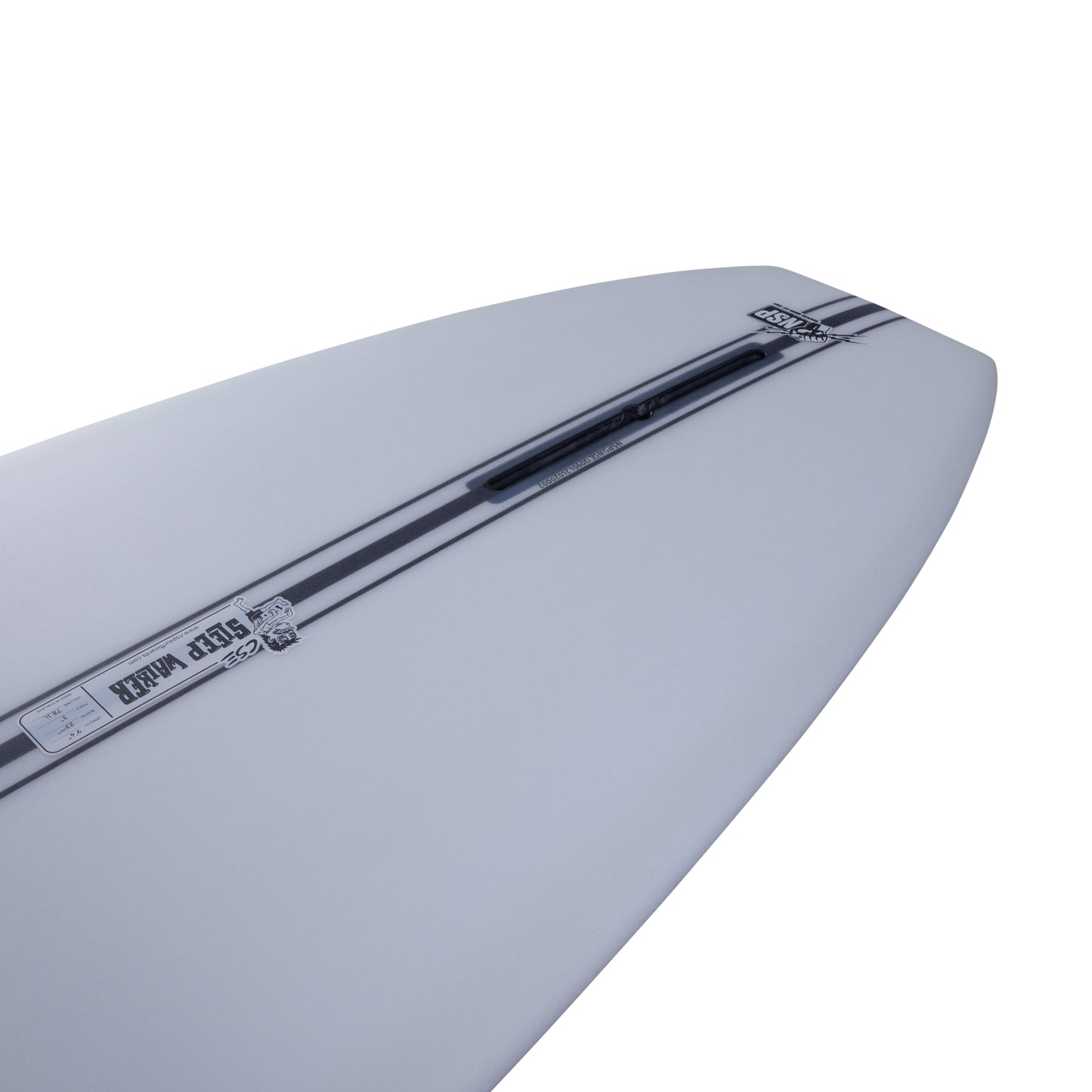 9’4” NSP Sleepwalker - Shapers Union - CSE - Clear - Single fin