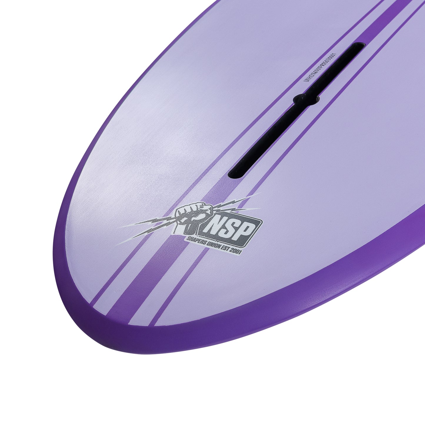 9’1” NSP Unicorn  - Shapers Union - HDT - Purple Rain - Futures (single fin setup)