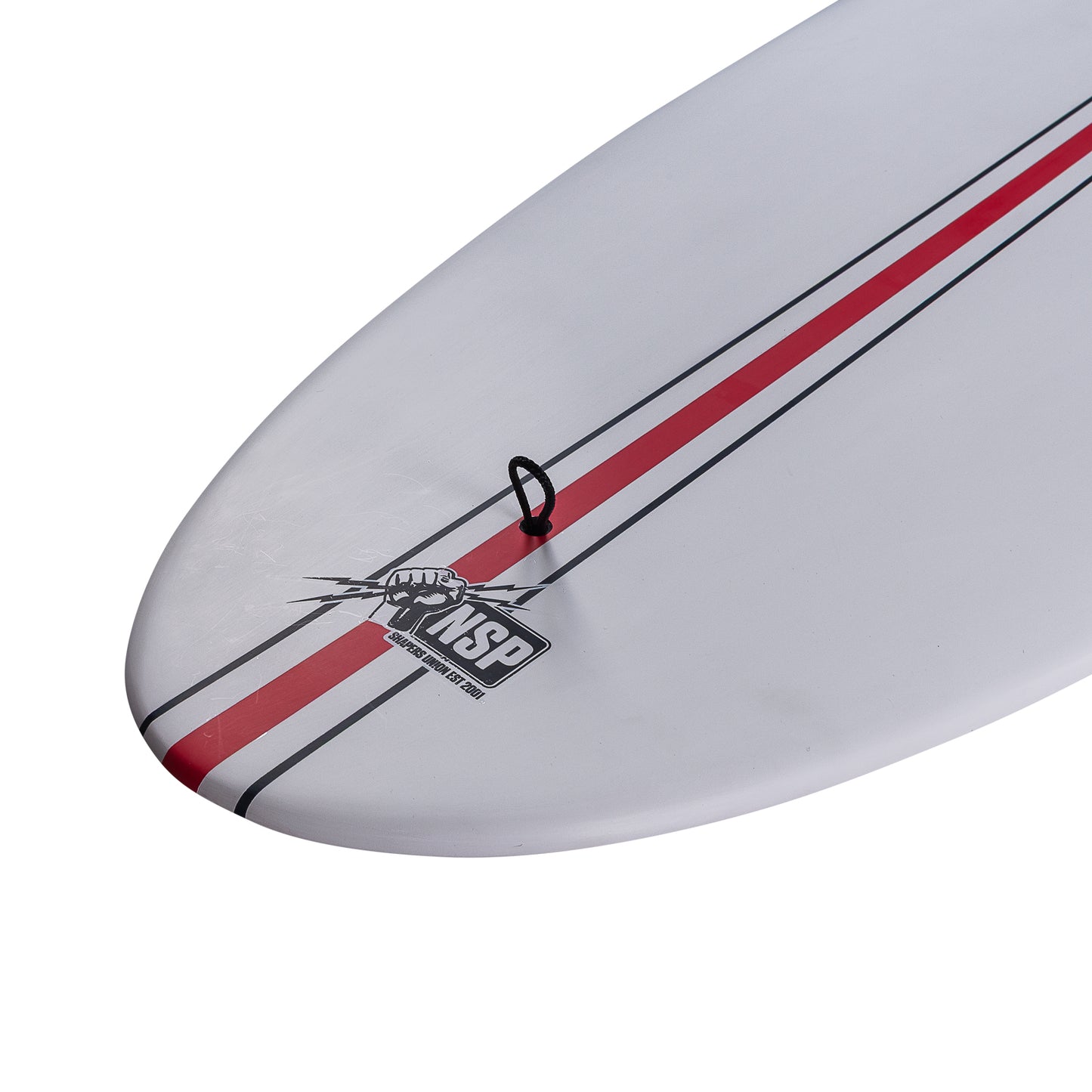 9’1” NSP Unicorn  - Shapers Union - HDT - White - single fin setup