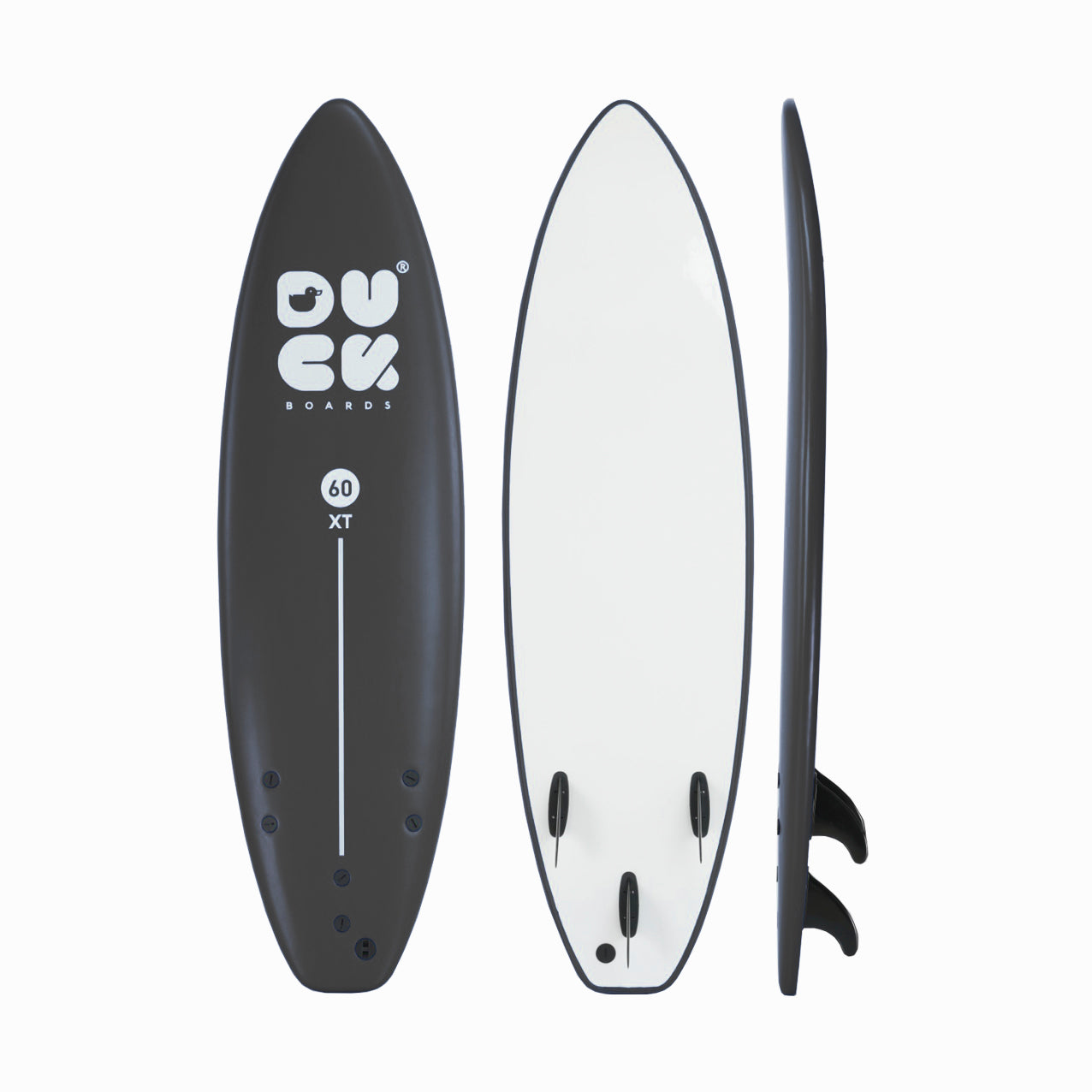6’0” DUCK Boards - XT - Soft - Black - 3 FCS fins - 93,000 LKR