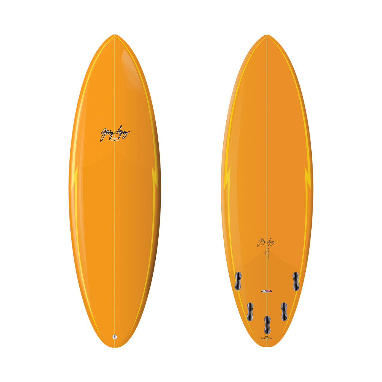 6’0” Gerry Lopez - Squirty - Trueride Poly (Polyester) - Orange - FCSll (5 fin)