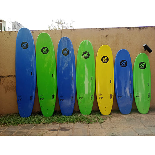 6’0” Ocean Storm - The Weekender - Softboard - blue top/yellow bottom - PIP Soft fins - Price: 91,000 LKR