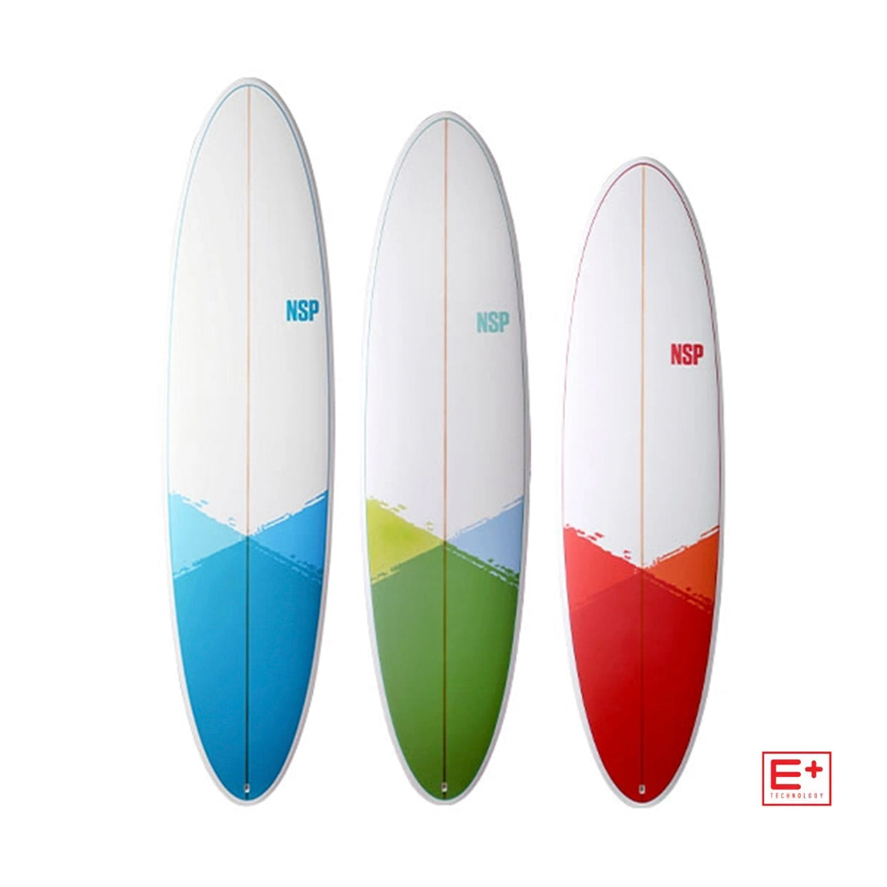 6’8” NSP Funboard - 08 - Red Water - E+ - Futures - 162,000 LKR