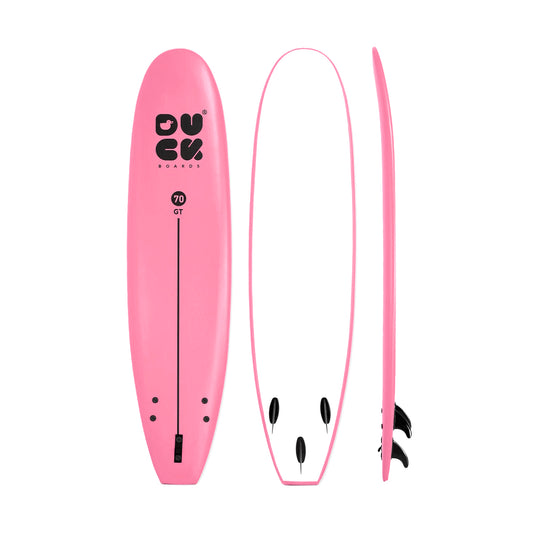 7’0” DUCK Boards - GT  - Soft - Pink - 3 soft PIP fins - 102,000 LKR