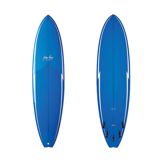 7’0” Gerry Lopez - Little Darlin - Trueride Poly (Polyester) - Dark blue - FCSll (5 fin)