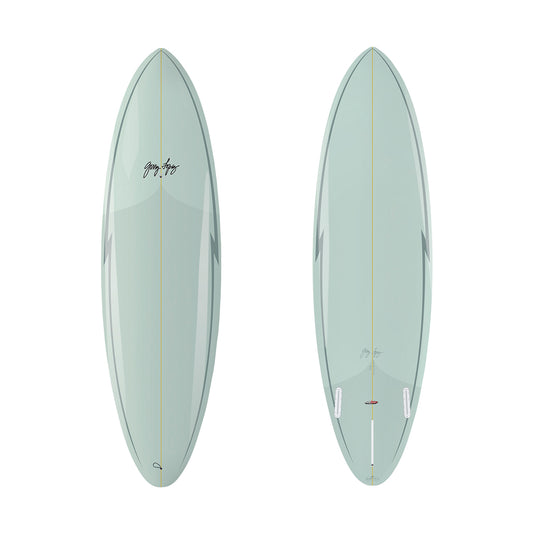 7’0” Gerry Lopez - Midway - Trueride Poly (Polyester) - Sea green - FCSll (2+1 fin set)