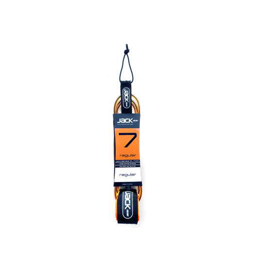 7’0” JACK Gear - Regular leash - Orange