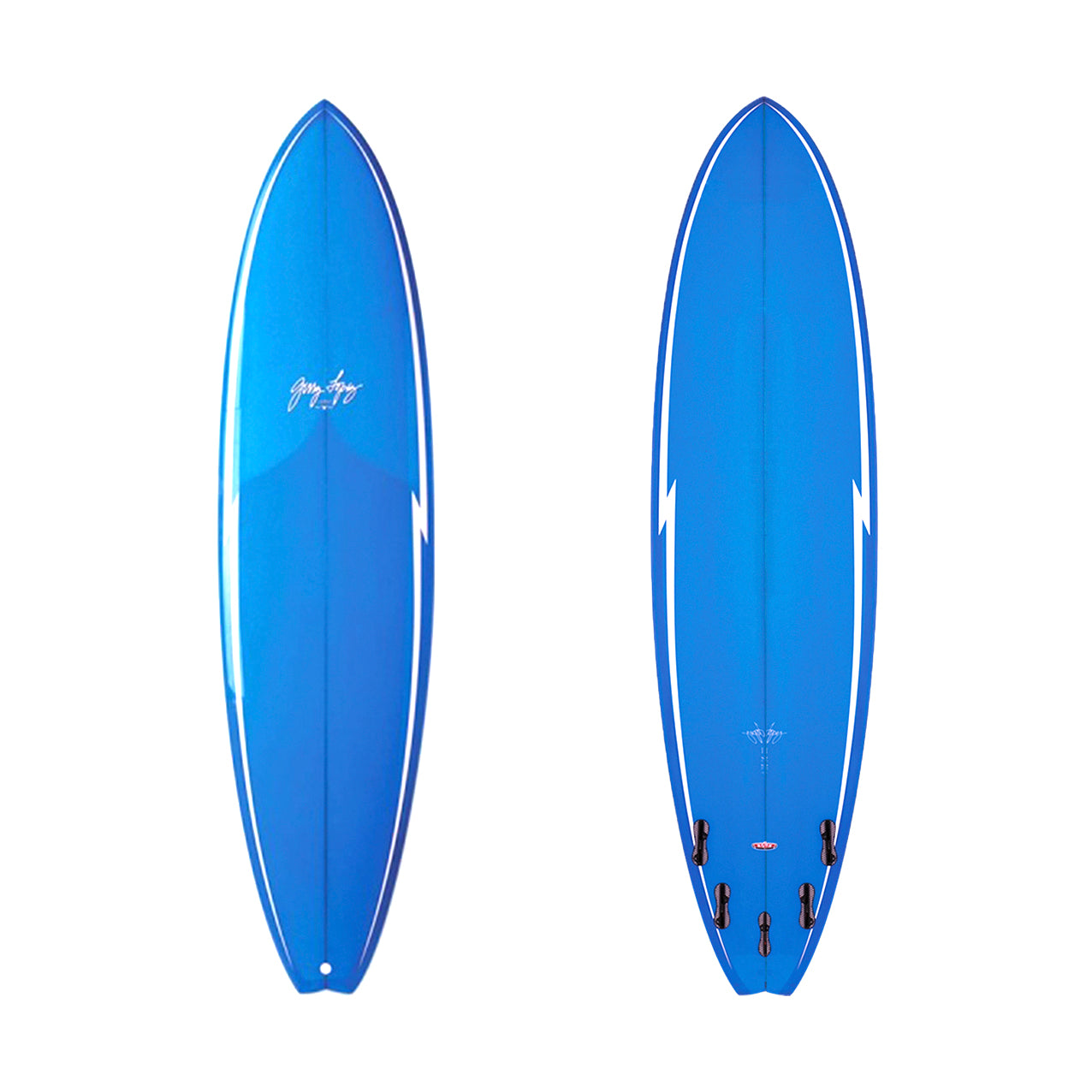 7’11” Gerry Lopez - Little Darlin - Trueride Poly (Polyester) - Dark blue - FCSll (5 fin)