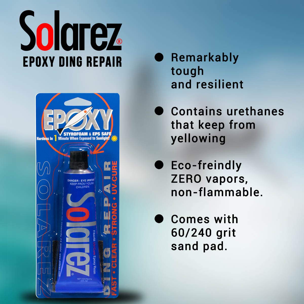 Solarez - Epoxy Ding Repair - 0.5 Oz