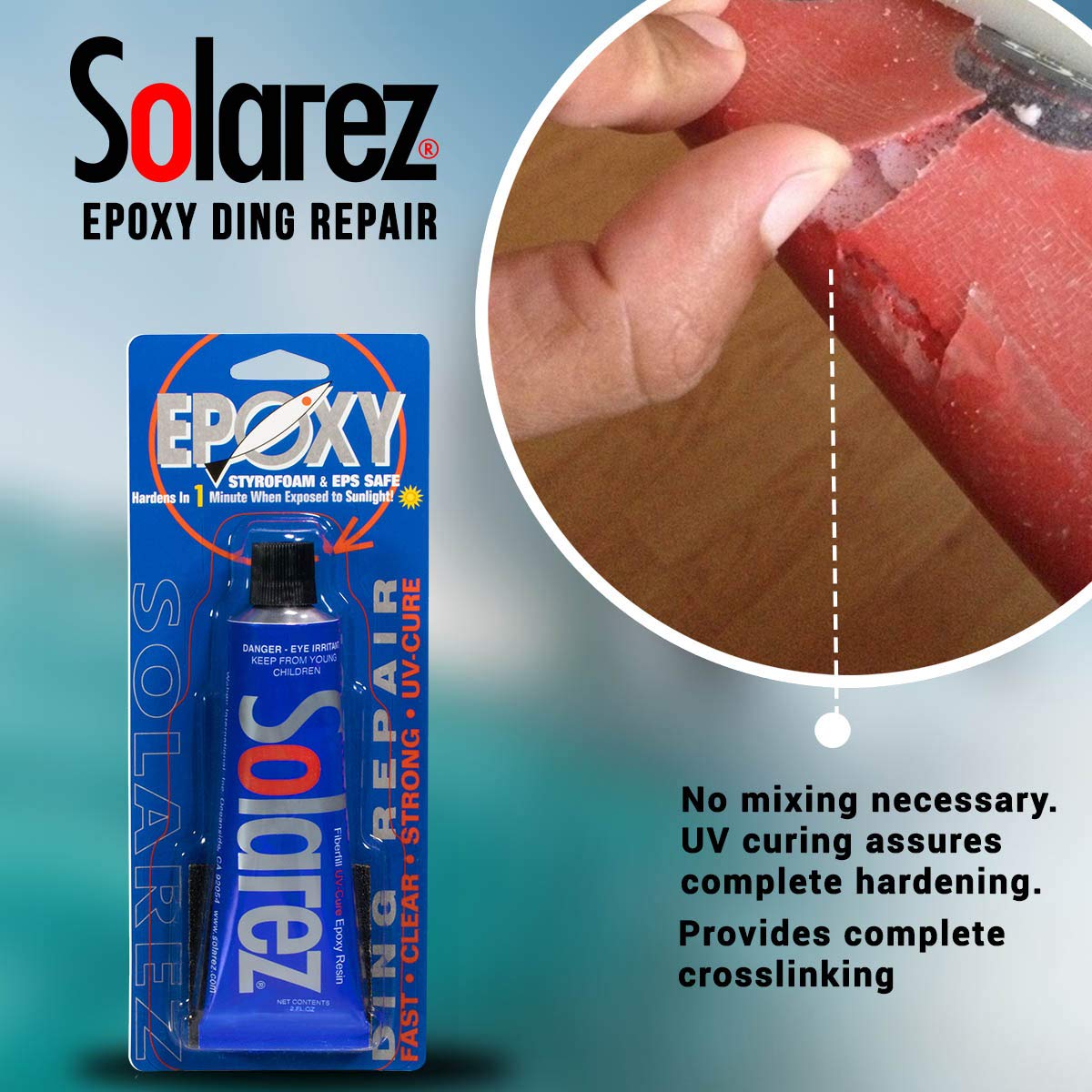 Solarez - Epoxy Ding Repair - 0.5 Oz