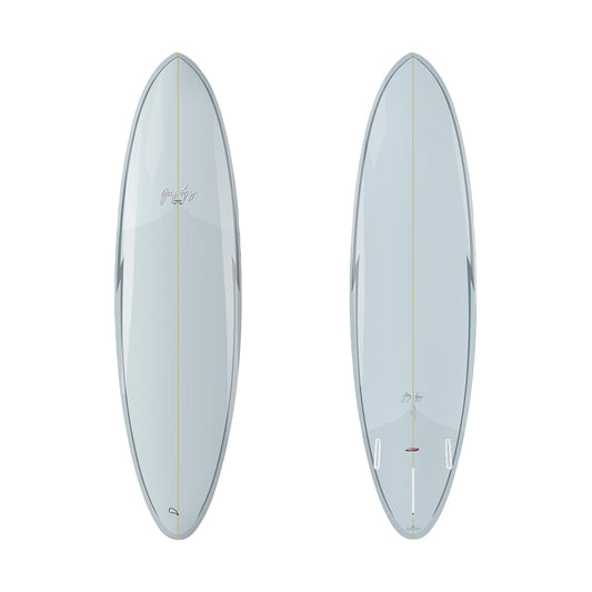 7’6” Gerry Lopez - Midway - Trueride Poly (Polyester) - Light grey - FCSll (2+1 fin set)