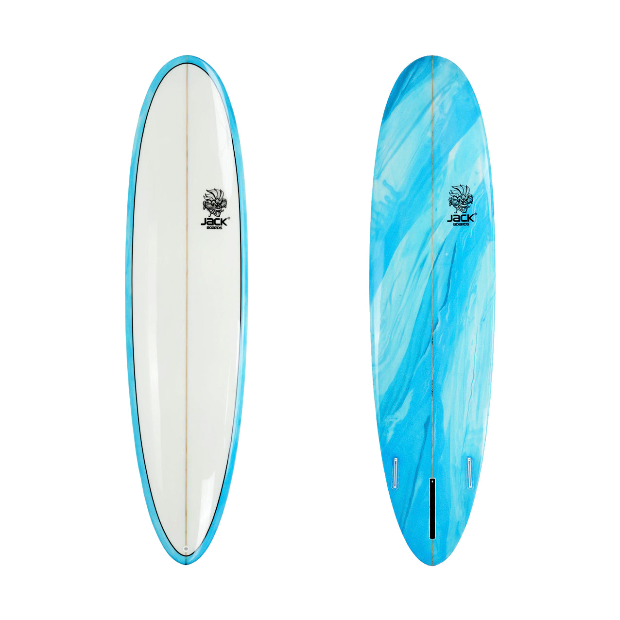 76 JACK Boards - Minimal - PE (Epoxy) - Ocean Blue (matt) - Futures (2+1 fin setup)