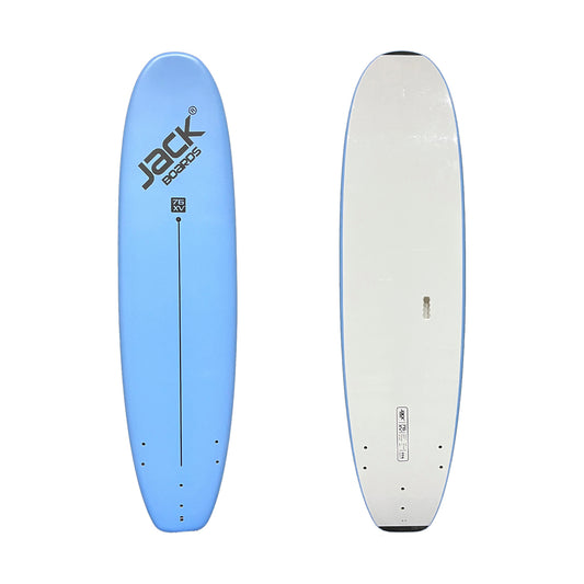 7’6” - JACK BOARDS  - XV (Extra Volume) - Soft Top - Light Blue - 3 soft PIP fins - Price: 145,900 LKR