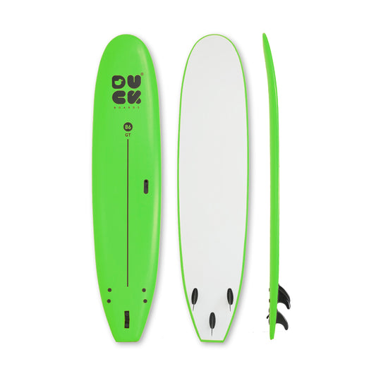 8’6” DUCK Boards - GT  - Soft - Green - 3 soft PIP fins - 139,000 LKR