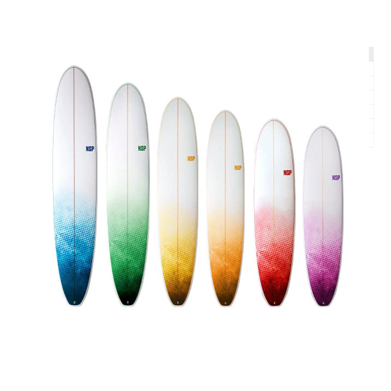 8’6” NSP - Longboard - 08 - E+ - Red Wave - Futures (2+1) - 208,000 LKR