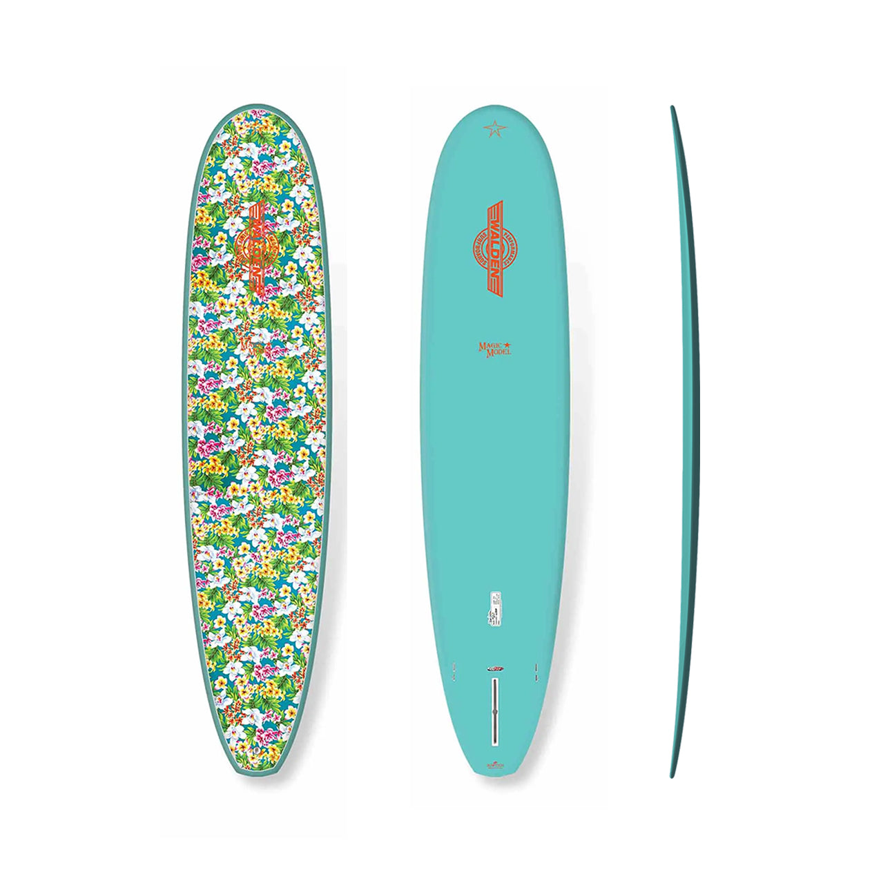 8’6” Walden Magic Wahine - Fusion HD - Flowers/Green - Futures (2+1)