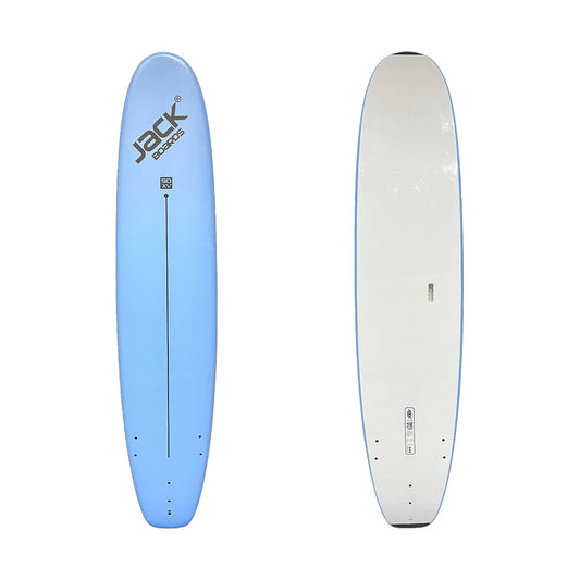 9’0” - JACK BOARDS  - XV (Extra Volume) - Soft Top - Light Blue - 3 soft PIP fins - Price: 173,900 LKR