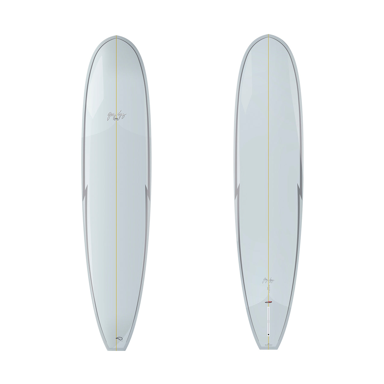 9’4” Gerry Lopez - Long Haul - Trueride Poly (Polyester) - Light grey - Single fin