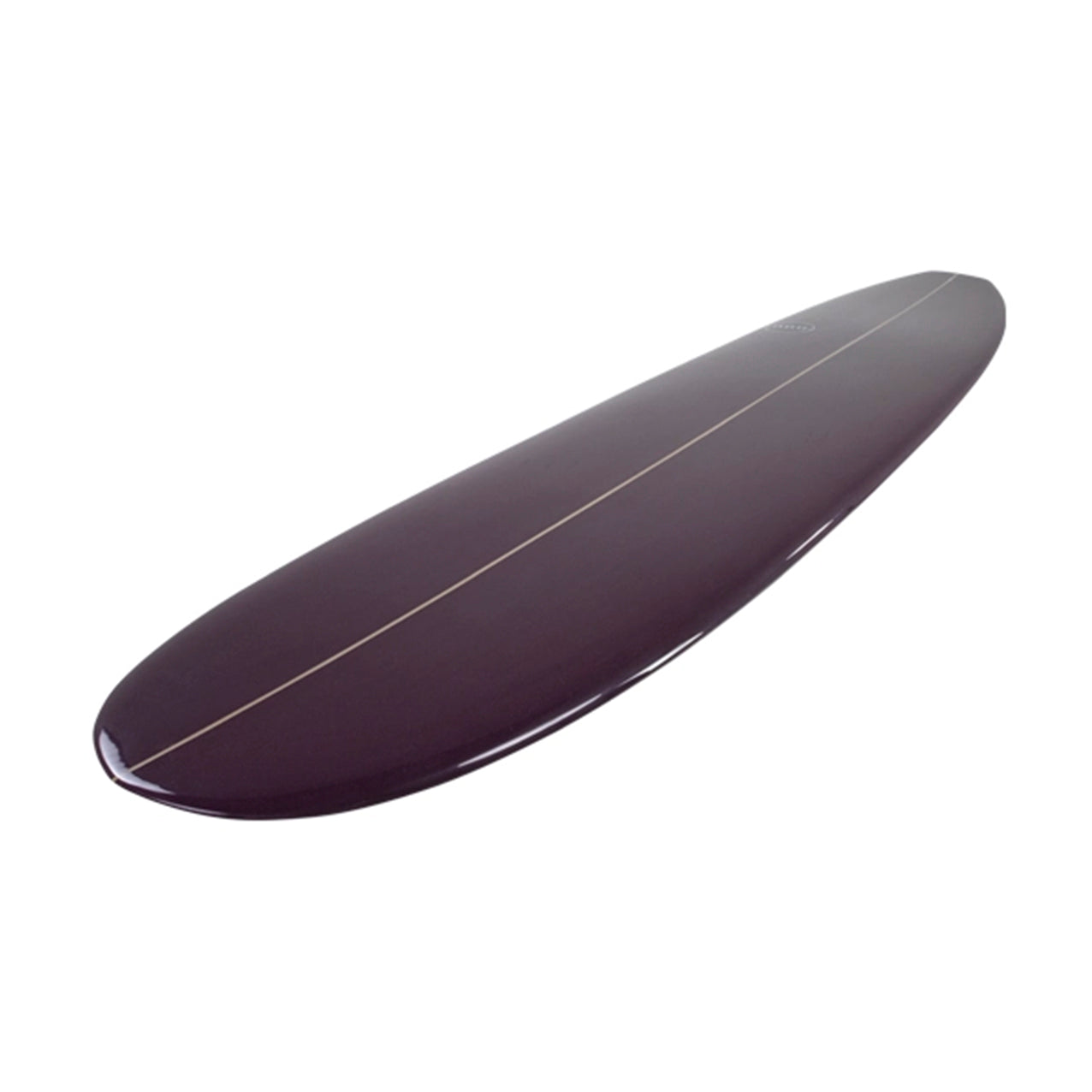 9’6” NUU - Whistlepunk - Maroon (glossy) - PU - Single Fin