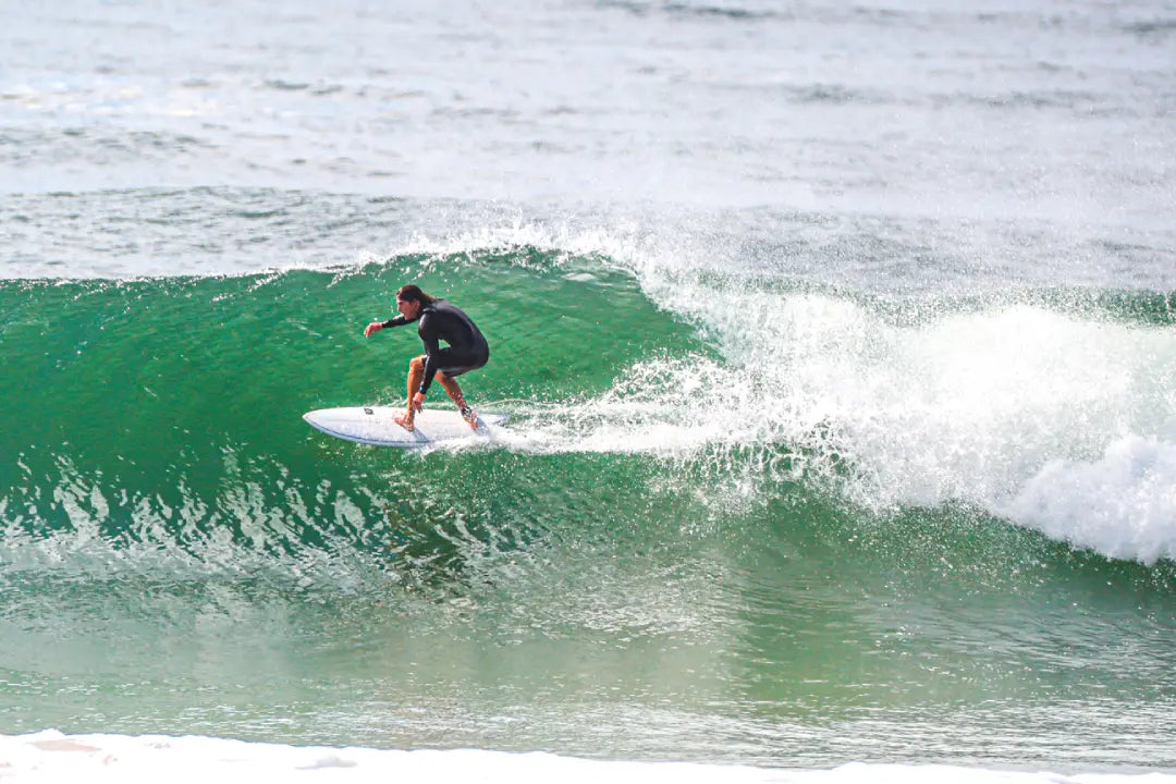 5'11" NSP Double Vision - PU - Cyan - Futures Twin Fin