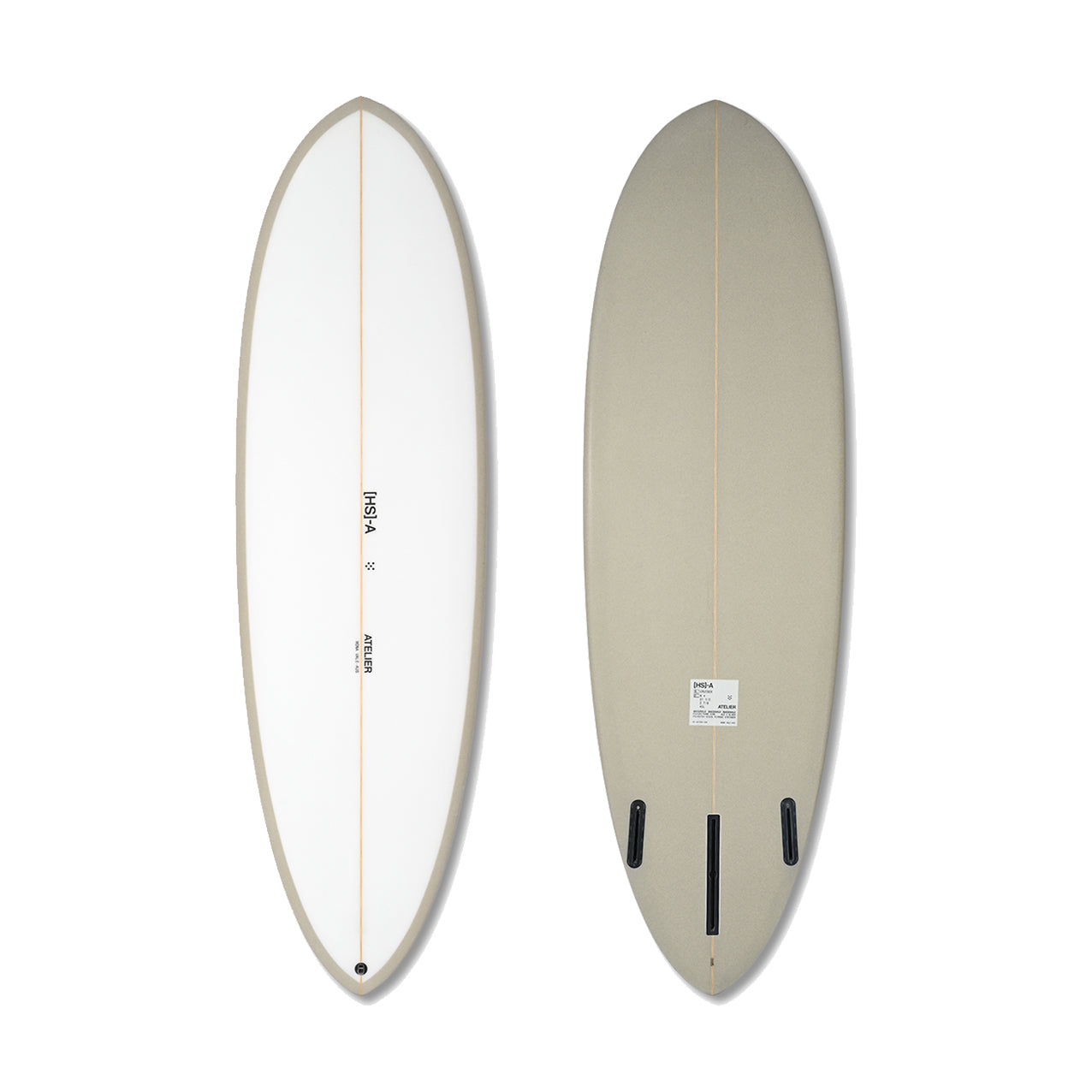 Atelier by Haydenshapes - Cruiser - PU - Bone - Futures (3 fin setup)