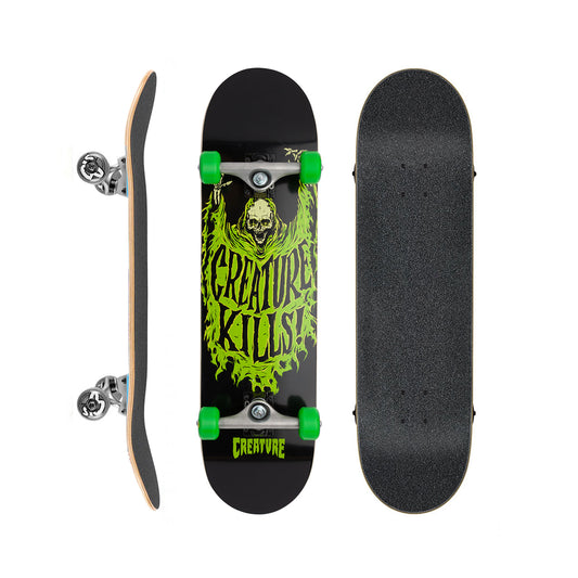 Creature - Sk8 Completes - 8.00” x 31.25” - Reaper Kills - Black/Green - price: 44,500 LKR