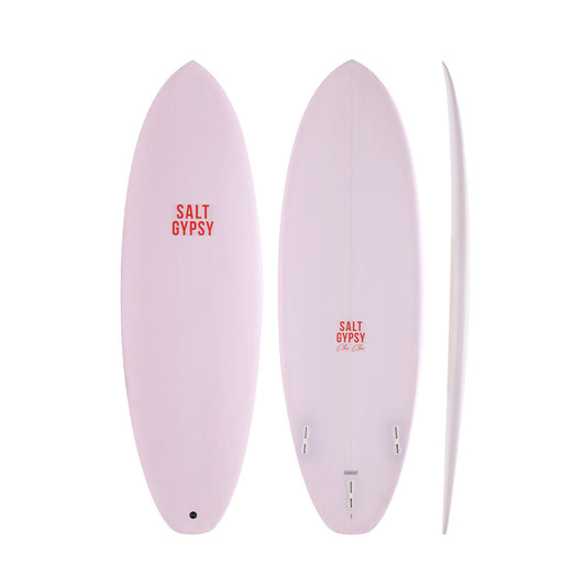 Salt Gypsy - Chi Chi - PU (polyester) - Dirty pink tint - FCSll (3 fin setup)