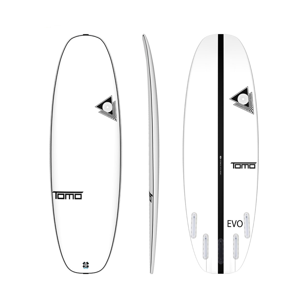 5’5” Firewire Evo - Tomo - White - LFT - FCSll DISCOUNTED