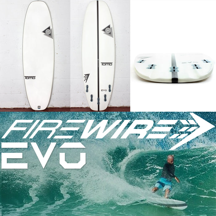 5’5” Firewire Evo - Tomo - White - LFT - FCSll DISCOUNTED