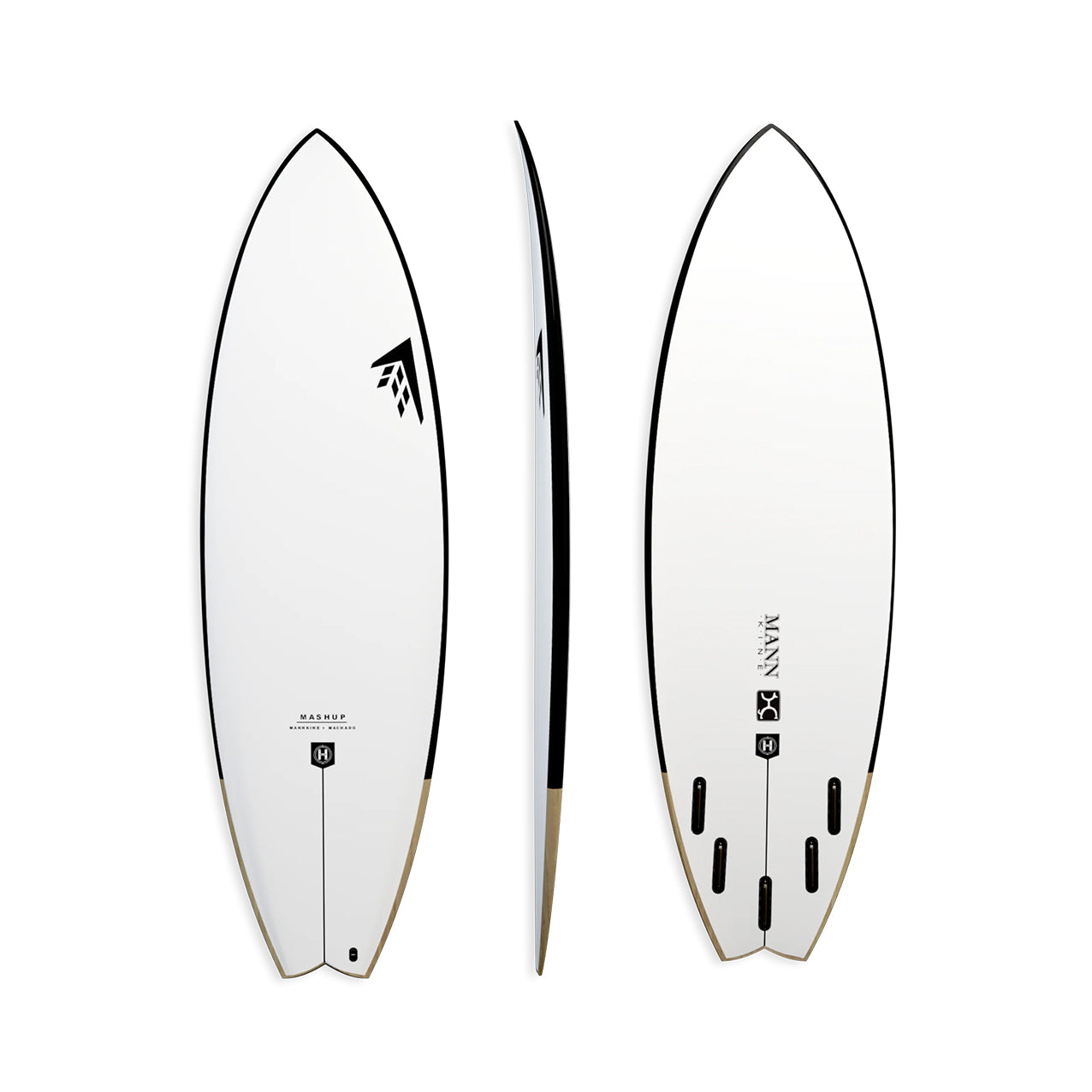 Firewire Mashup - Helium - White - Futures (5 fin setup)