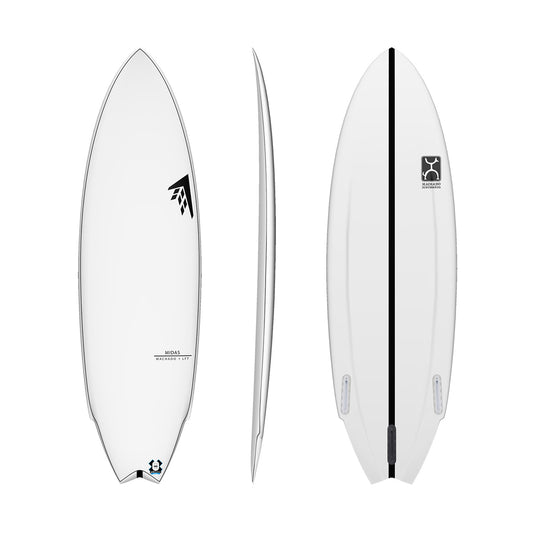 5’7” Firewire Midas - Rob Machado - White - LFT - Futures - DISCOUNTED