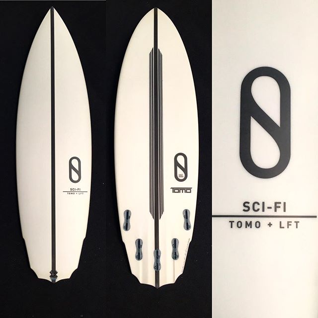 5’8” Firewire Sci Fi - Slater design - White - LFT - Futures - DISCOUNTED