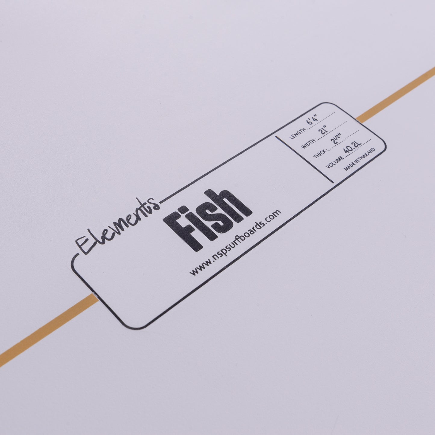 NSP - Fish - Elements - Green - Futures 5 fin setup