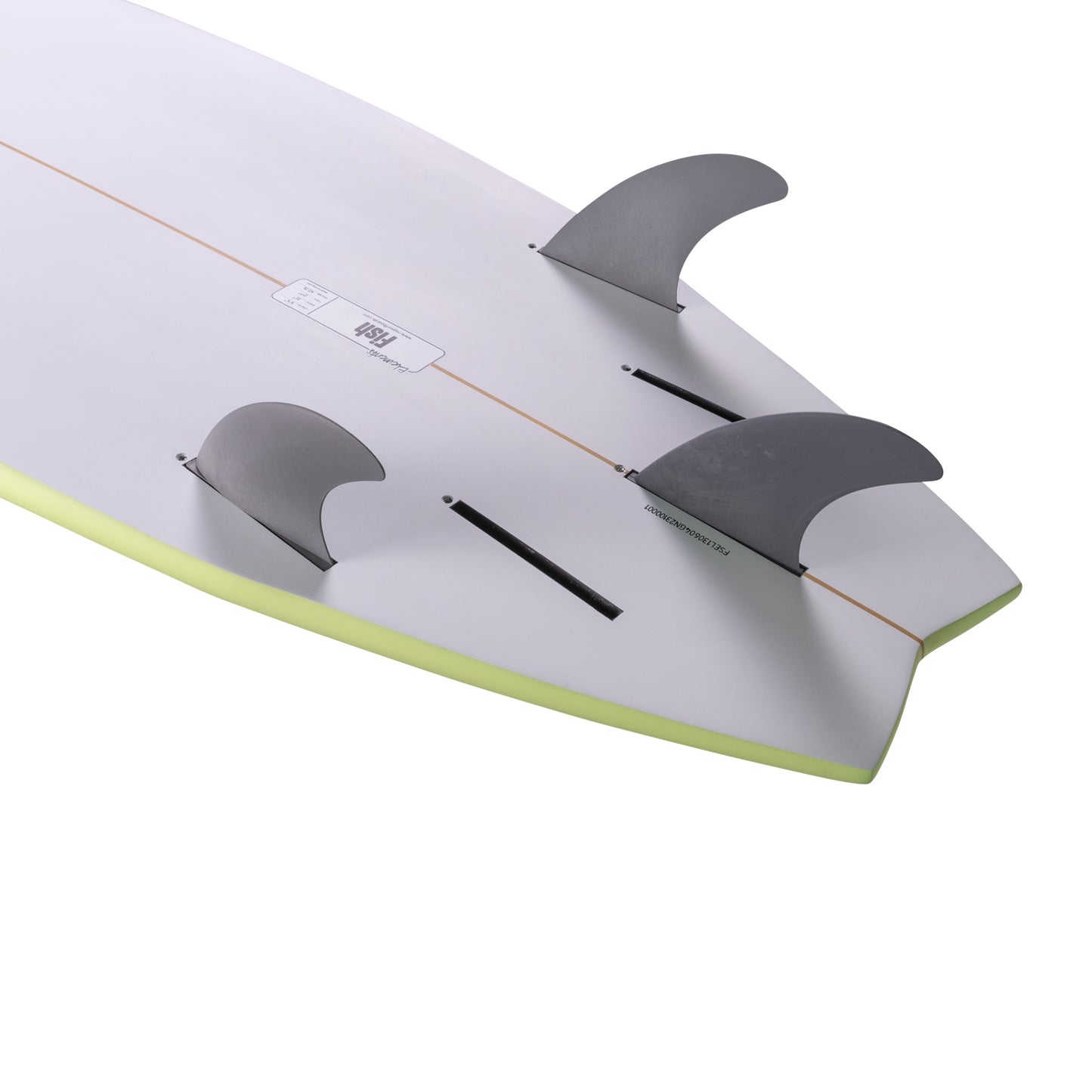 NSP - Fish - Elements - Green - Futures 5 fin setup