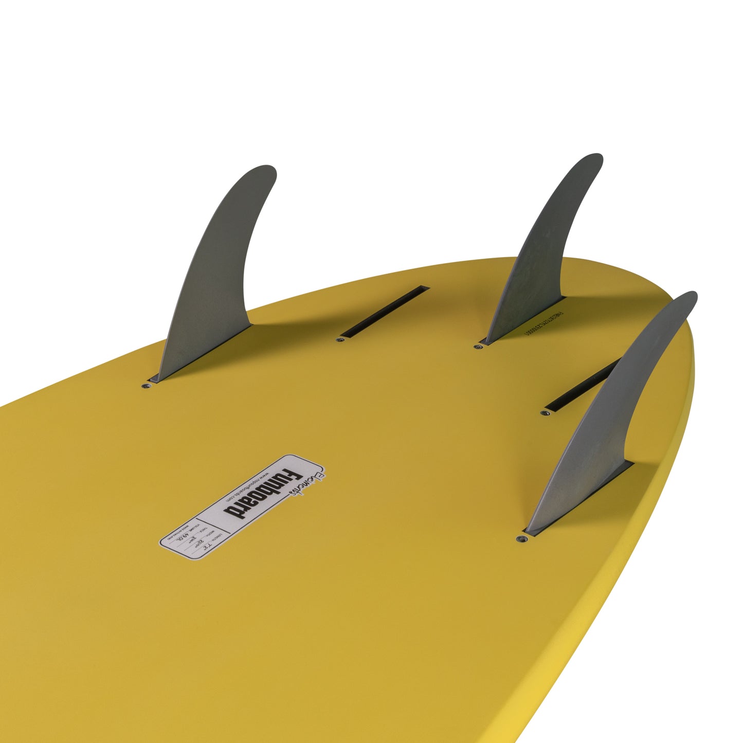 NSP Funboard - Yellow - Elements - Futures 5 fin setup