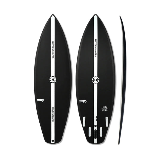 Haydenshapes - Holy Grail - Black - Future Flex - FCSll (5 fin setup)