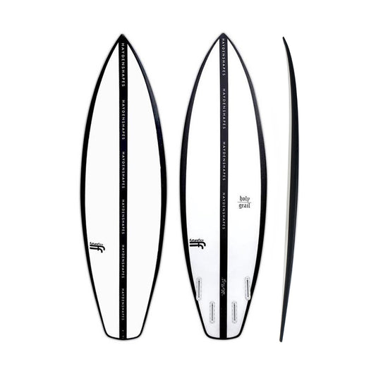 Haydenshapes - Holy Grail - Clear - Future Flex - FCSll (5 fin setup)