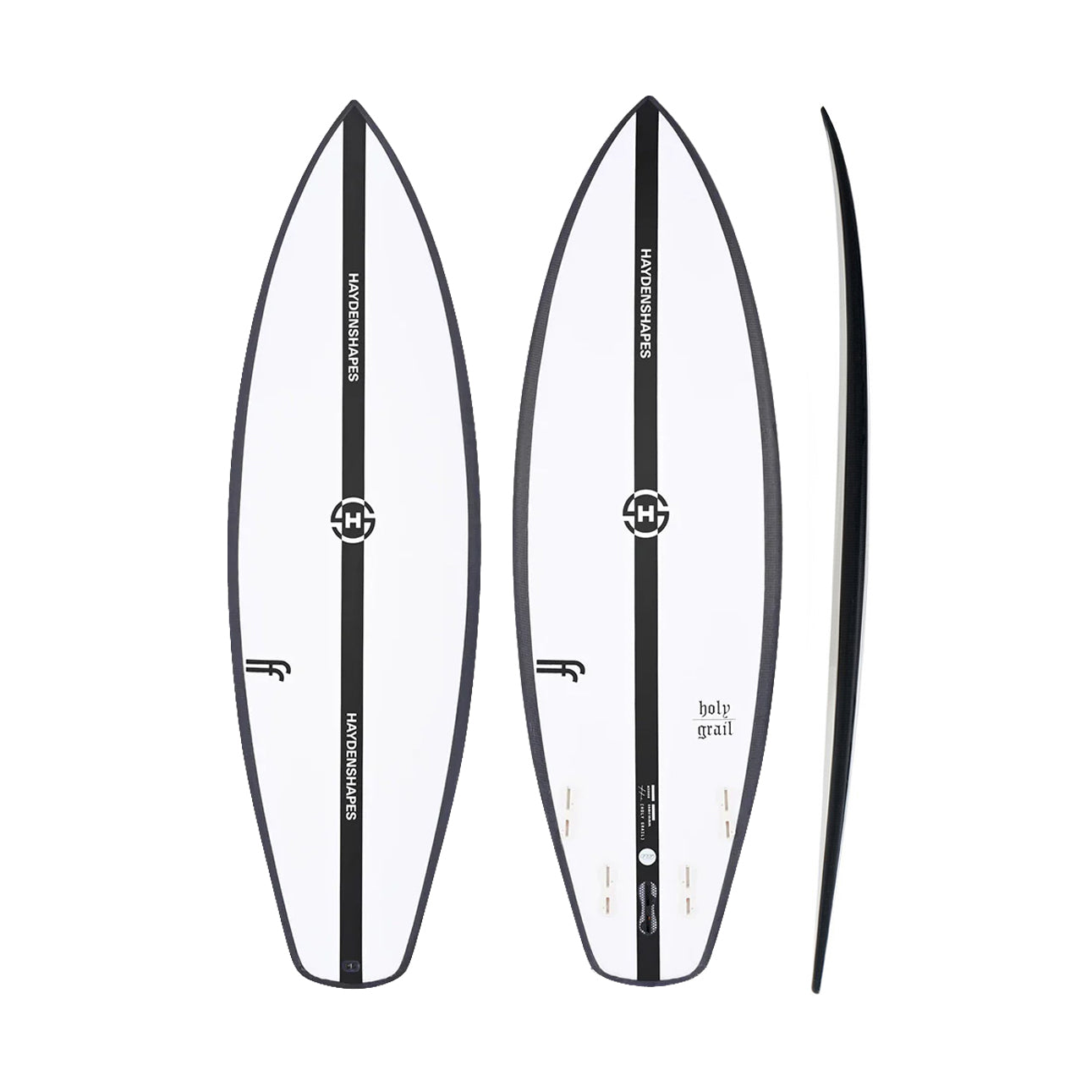 Haydenshapes - Holy Grail - Clear - Future Flex - FCSll (5 fin setup)