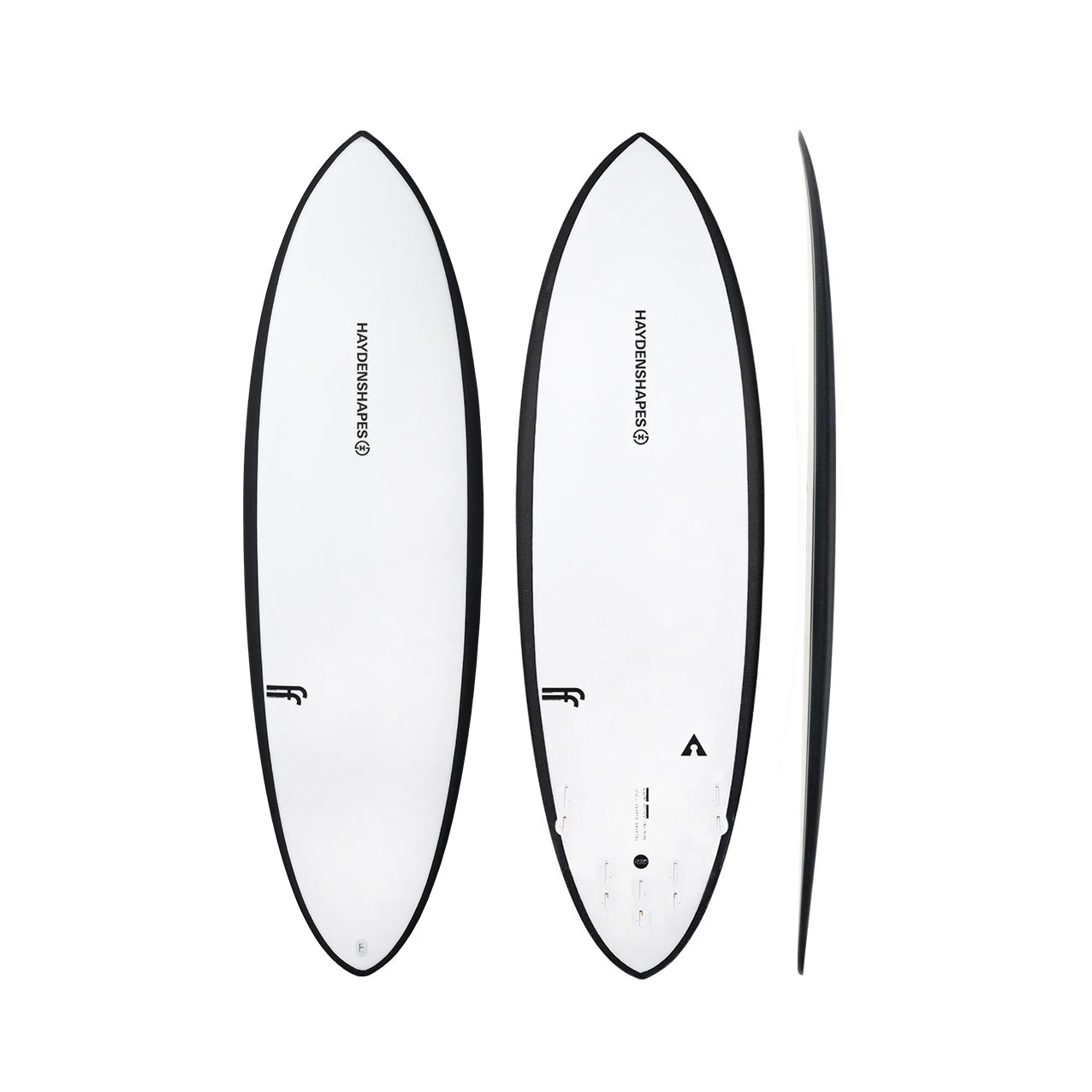 Haydenshapes Hypto Krypto - Future Flex - Clear - FCSll (5 fin setup)