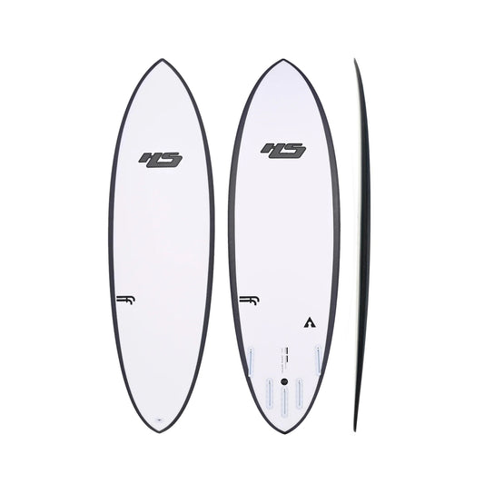 Haydenshapes Hypto Krypto - Future Flex - Clear - FCSll (5 fin setup)